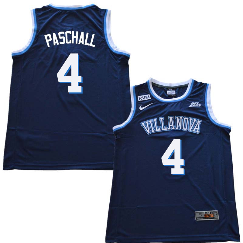 2018 Men #4 Eric Paschall Willanova Wildcats College Basketball Jerseys Sale-Navy